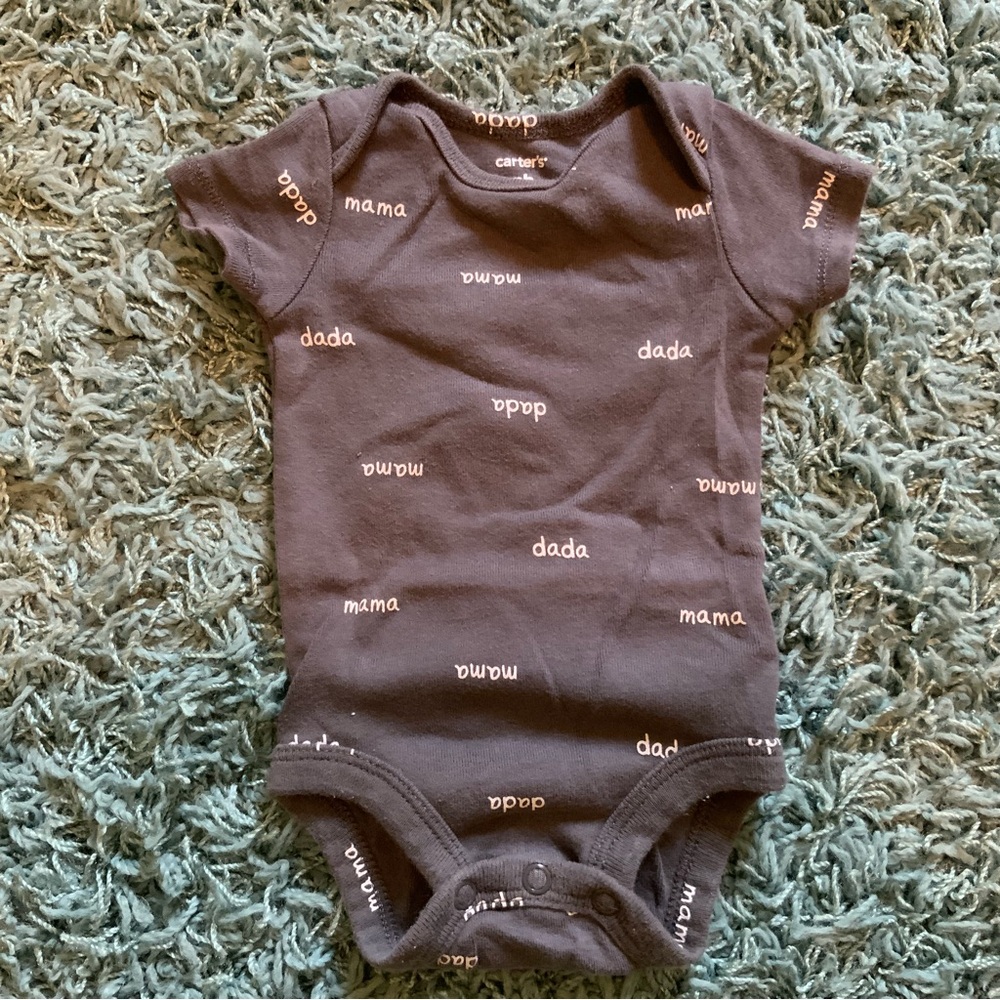 ⭐️ 5 for $15 Mama Dada Onesie